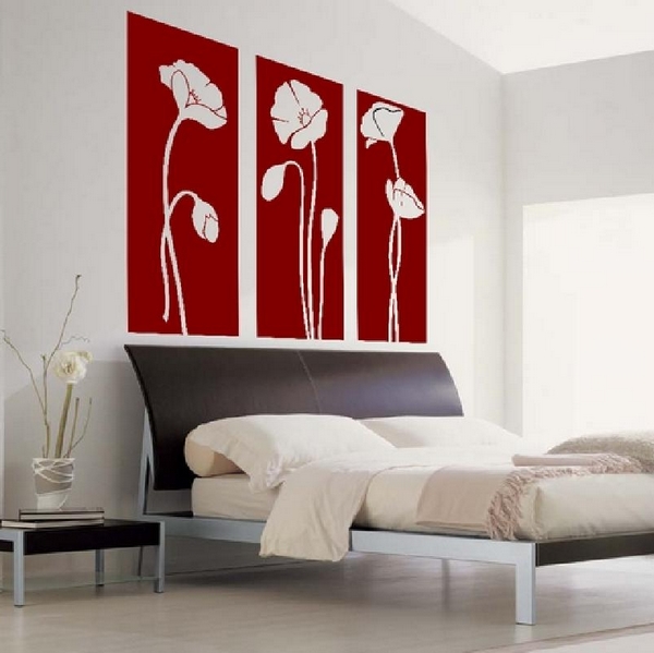 Exemple de stickers muraux: Coquelicot 2